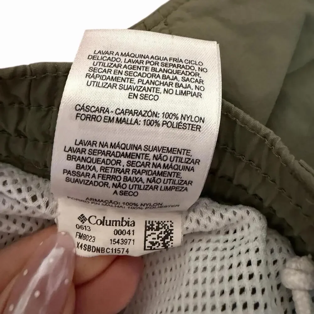 Columbia PFG Convertible Cargo Pant Men XL 30L Nylon Performance Fishing Zip Off